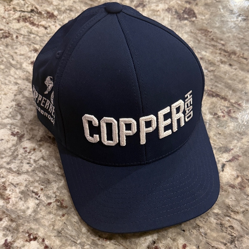 G/FORE Navy Blue 'COPPERHEAD' Embroidered Golf Hat